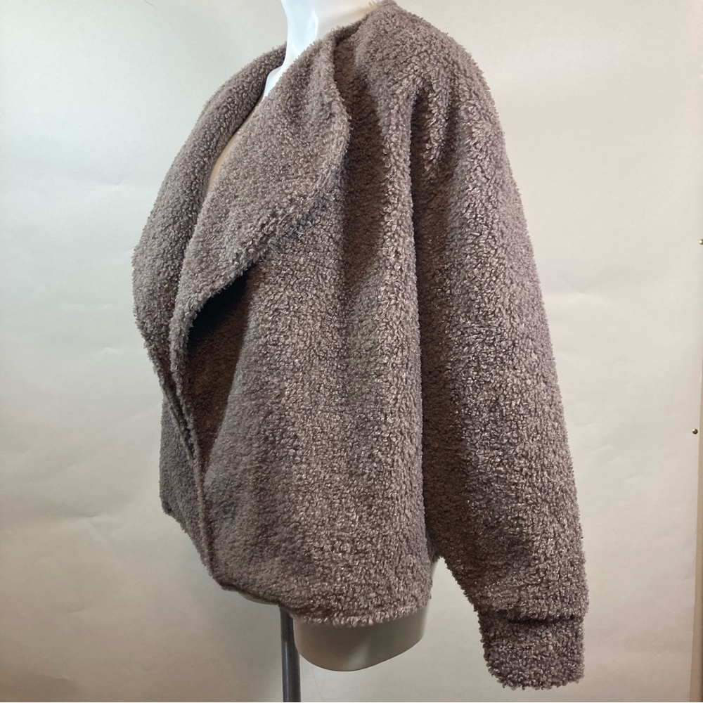 💙NWT! Express Open Front Sherpa Sweater Cardigan - Picture 3 of 11